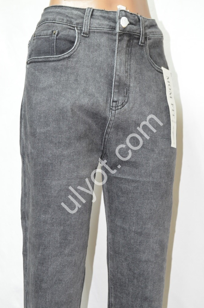 Фото 2 ДЖИНСЫ NEW JEANS (28-33) ГРАФИТ 536