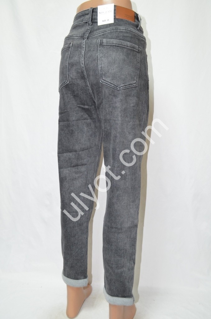 Фото 3 ДЖИНСЫ NEW JEANS (28-33) ГРАФИТ 536