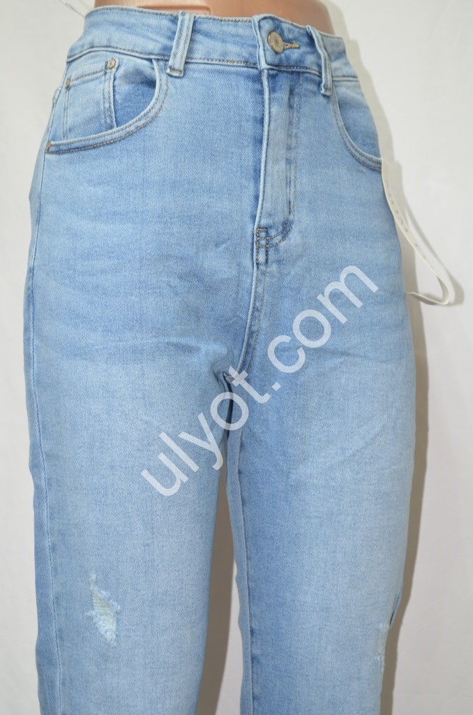 Фото 2 ДЖИНСЫ NEW JEANS (25-30) ГОЛУБОЙ 512