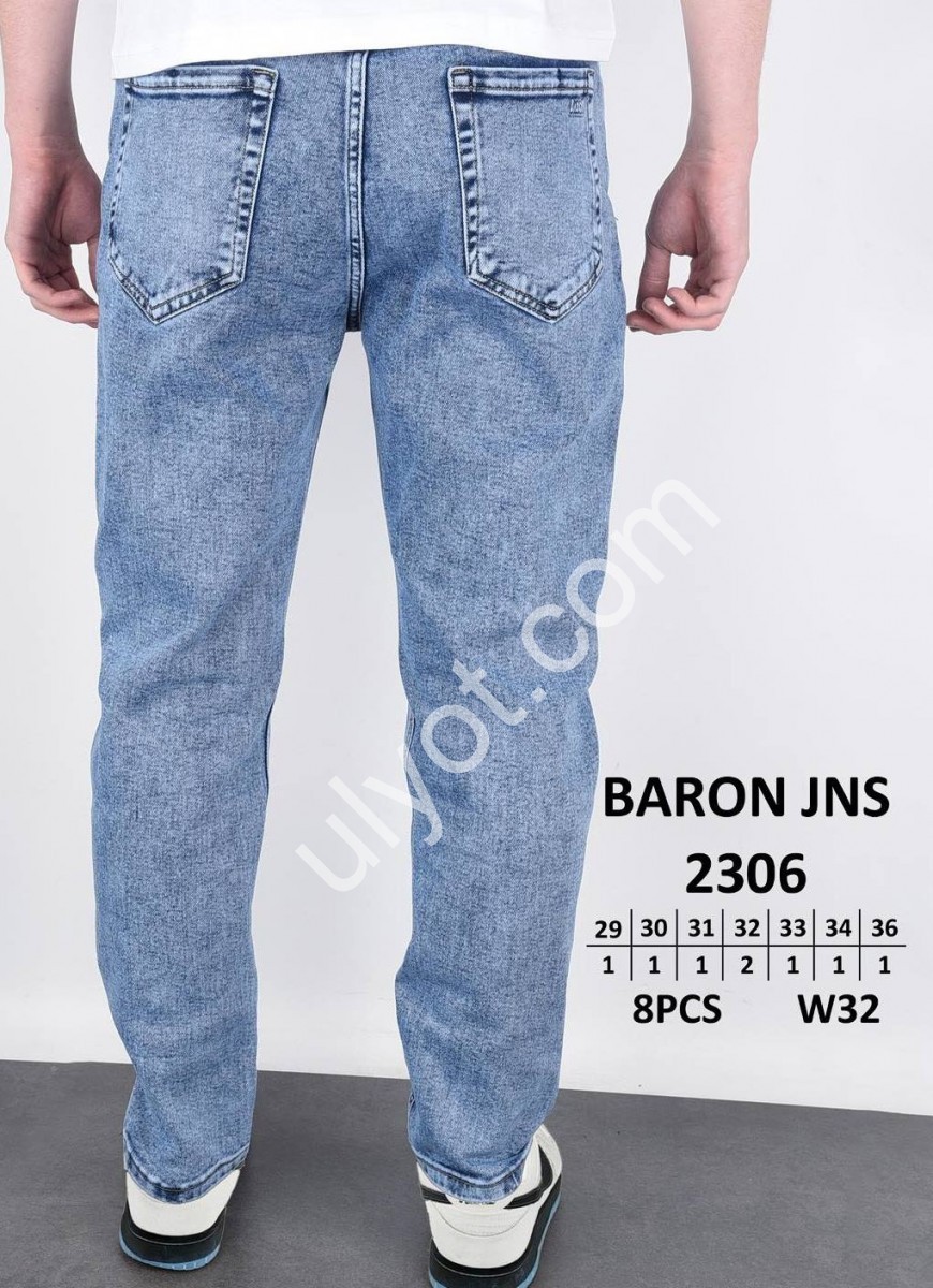 ДЖИНСИ BARON (29-36) БЛАКИТНИЙ 2306