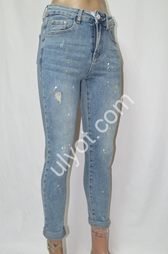 ДЖИНСЫ DENIM NEW (25-30) ГОЛУБОЙ 581