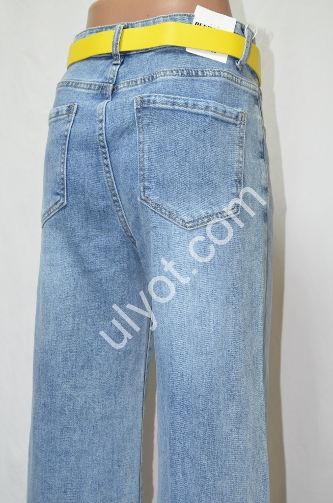 ДЖИНСЫ DENIM NEW (25-30) Т.ГОЛУБОЙ 598