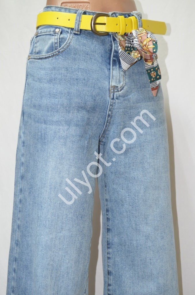 Фото 2 ДЖИНСЫ DENIM NEW (25-30) Т.ГОЛУБОЙ 598