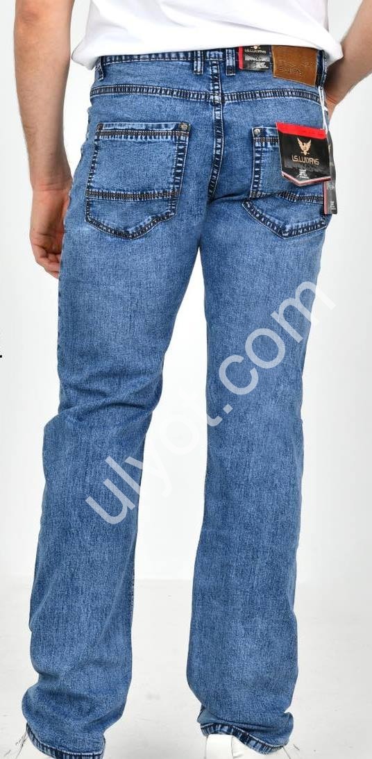 Фото 1 ДЖИНСЫ LS. JEANS (29-38) Т.ГОЛУБОЙ 344