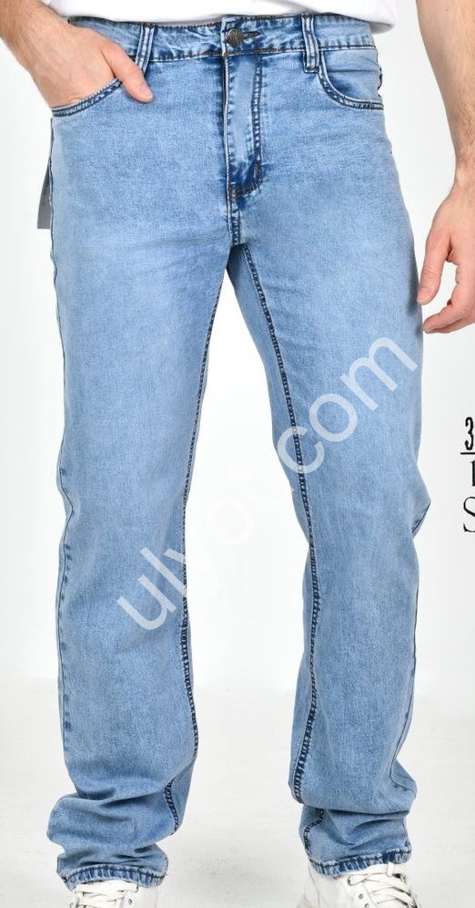 ДЖИНСЫ LS. JEANS (34-44) ГОЛУБОЙ 334D