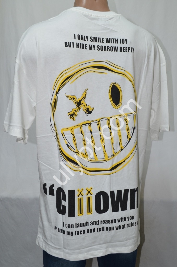 ФУТБОЛКА (S-2XL) БЕЛЫЙ 5078