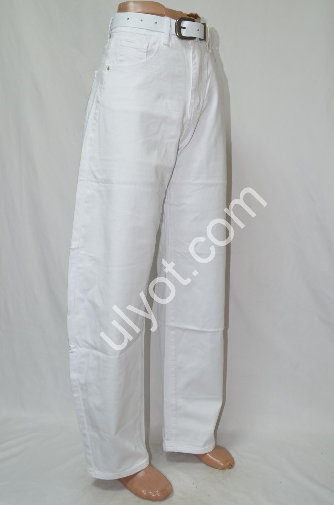 ДЖИНСИ M.SARA (XS-XL) БІЛИЙ 1031-12