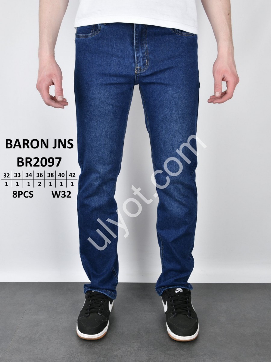 ДЖИНСИ BARON (32-42) Т.СИНІЙ 2097