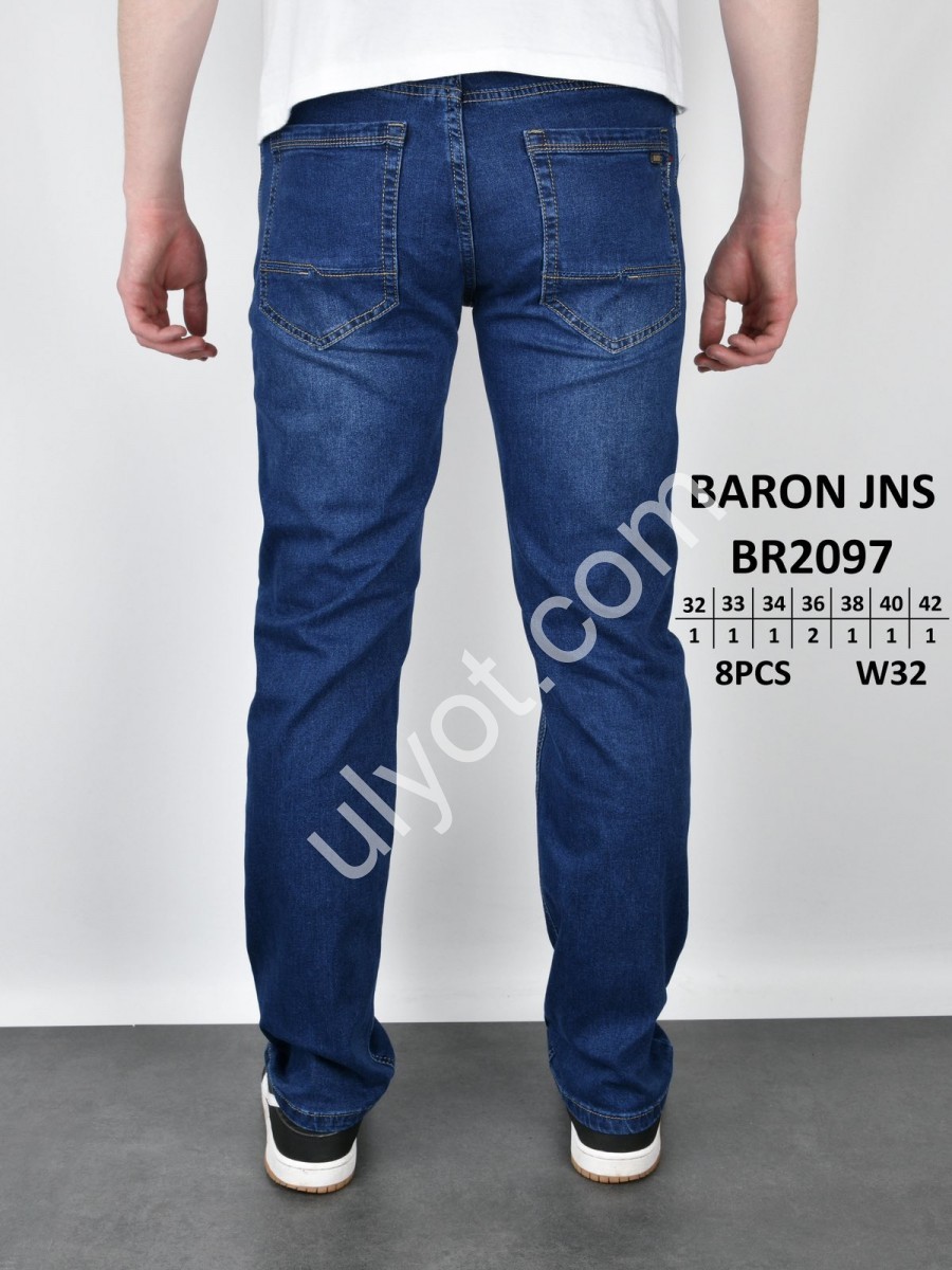 ДЖИНСИ BARON (32-42) Т.СИНІЙ 2097