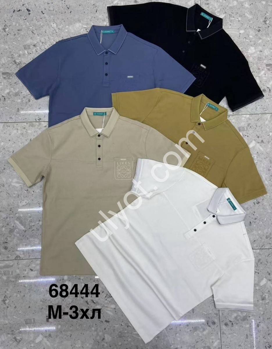 ФУТБОЛКА POLO (L-3XL) СИНИЙ 68444