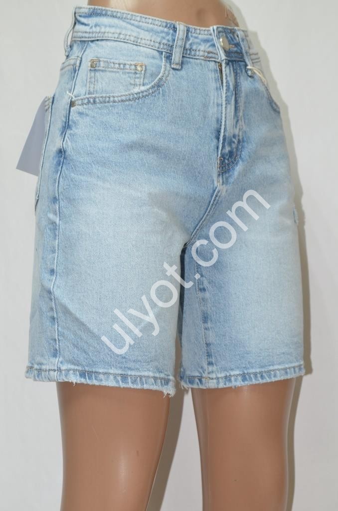 ШОРТЫ M SARA (XS-XL) СВ.ГОЛУБОЙ 6028