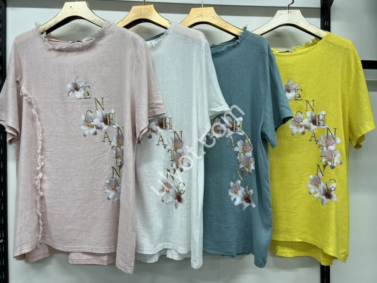 ФУТБОЛКА (7XL-10XL) ЛИМОННЫЙ 9542