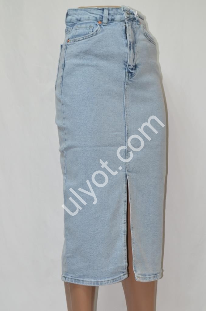 ЮБКА PREMIUM QUALITY (34-42) ГОЛУБОЙ 631