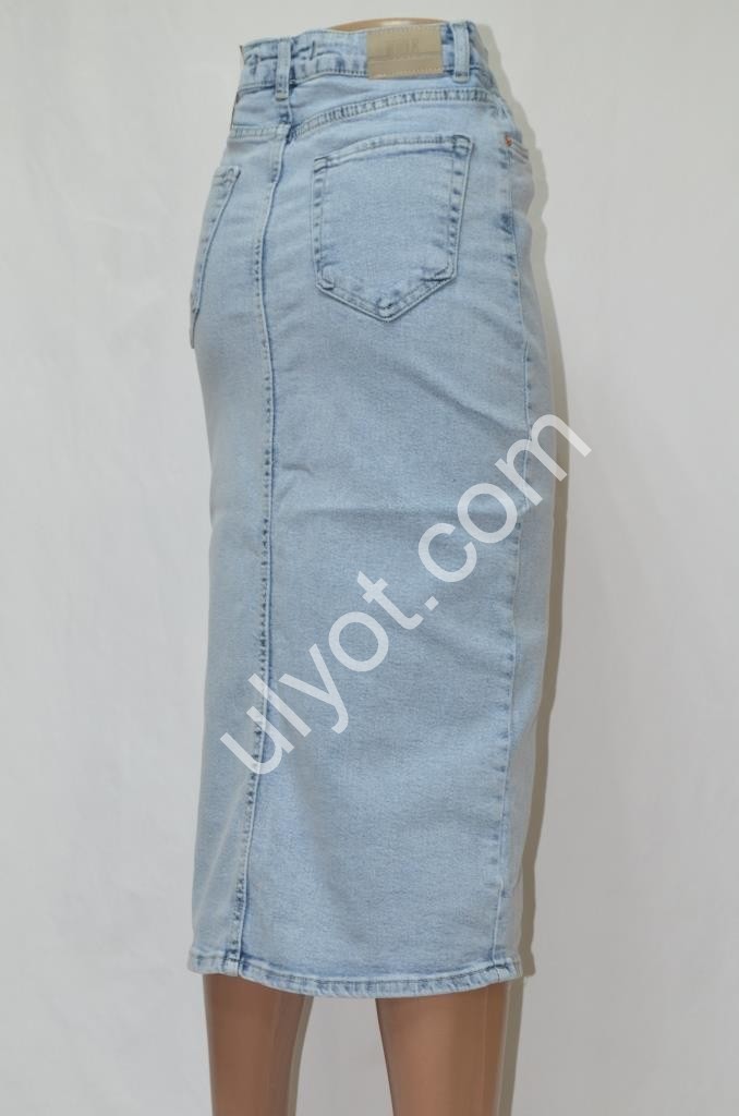 ЮБКА PREMIUM QUALITY (34-42) ГОЛУБОЙ 631