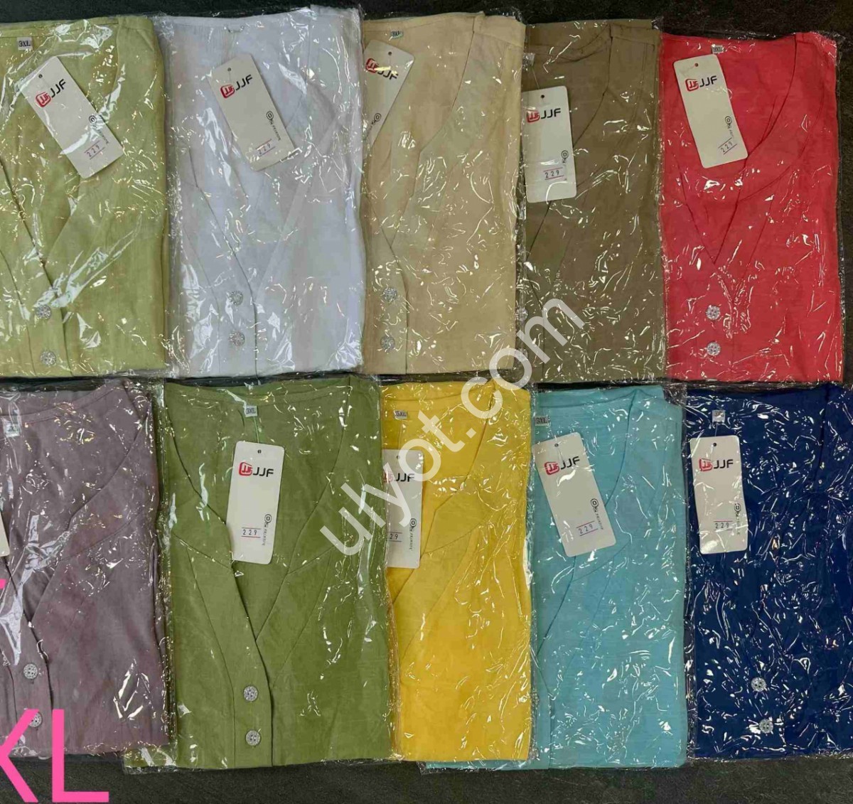 БЛУЗКА (3XL-6XL) ЛИЛОВЫЙ 229