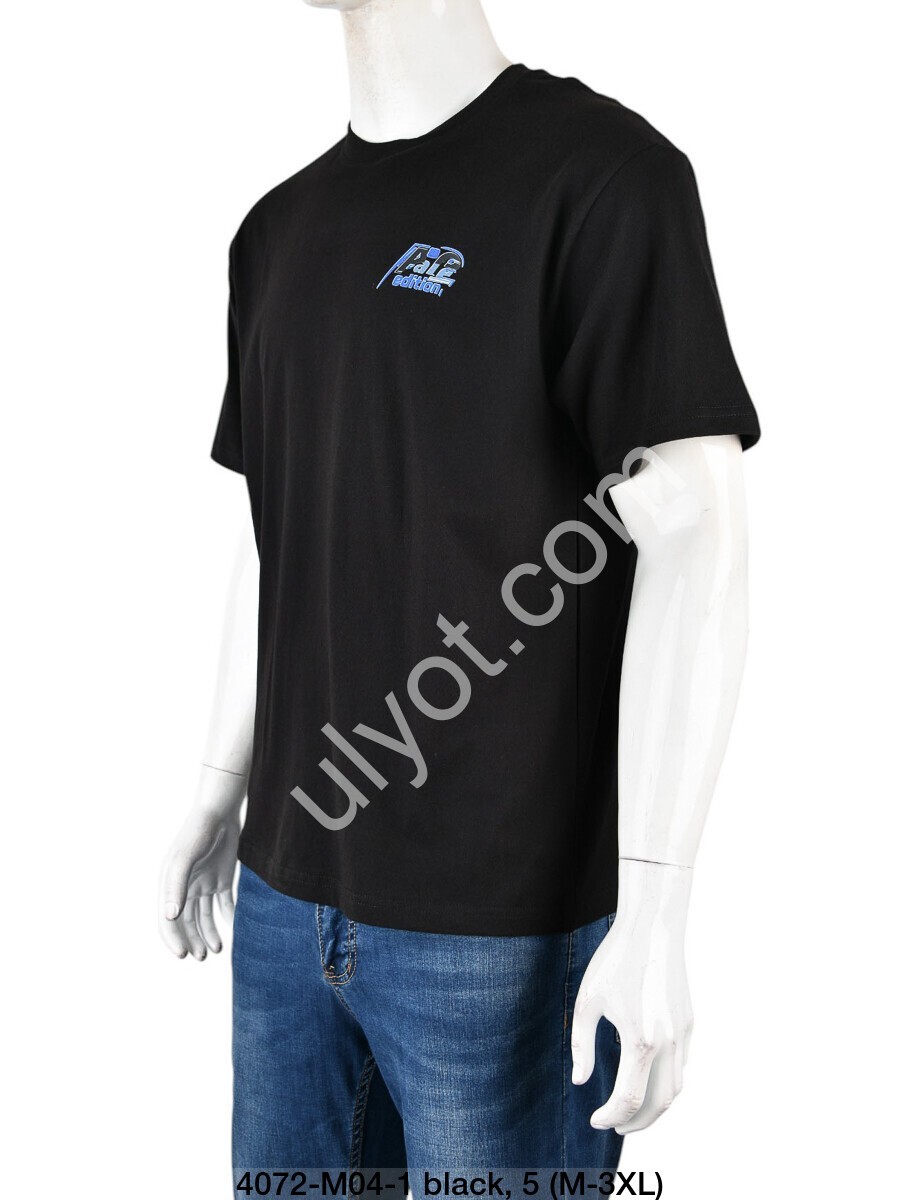 ФУТБОЛКА ALE-2 (M-3XL) ЧЕРНЫЙ 4072