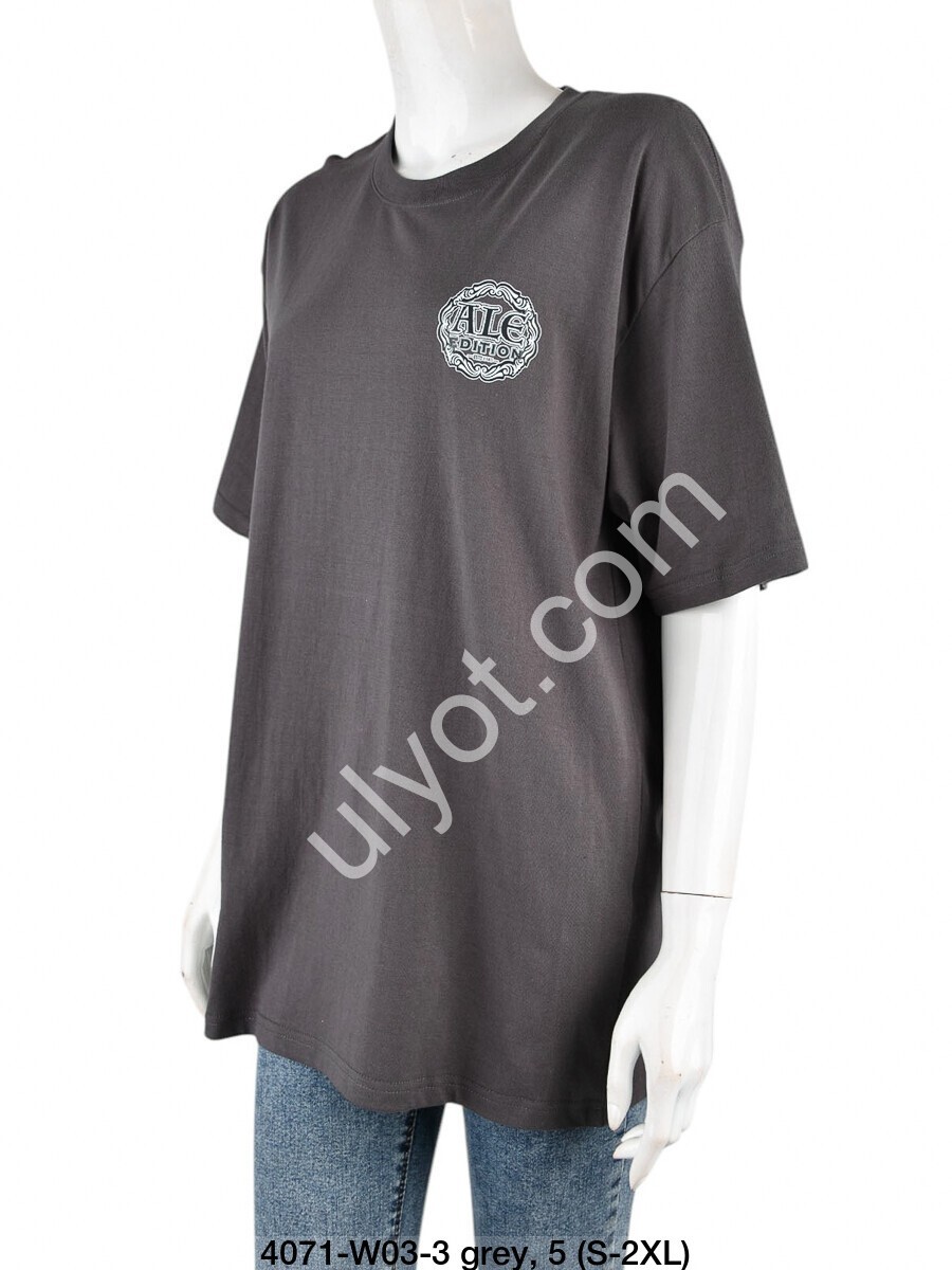 ФУТБОЛКА ALE-2 (S-2XL) СЕРЫЙ 4071