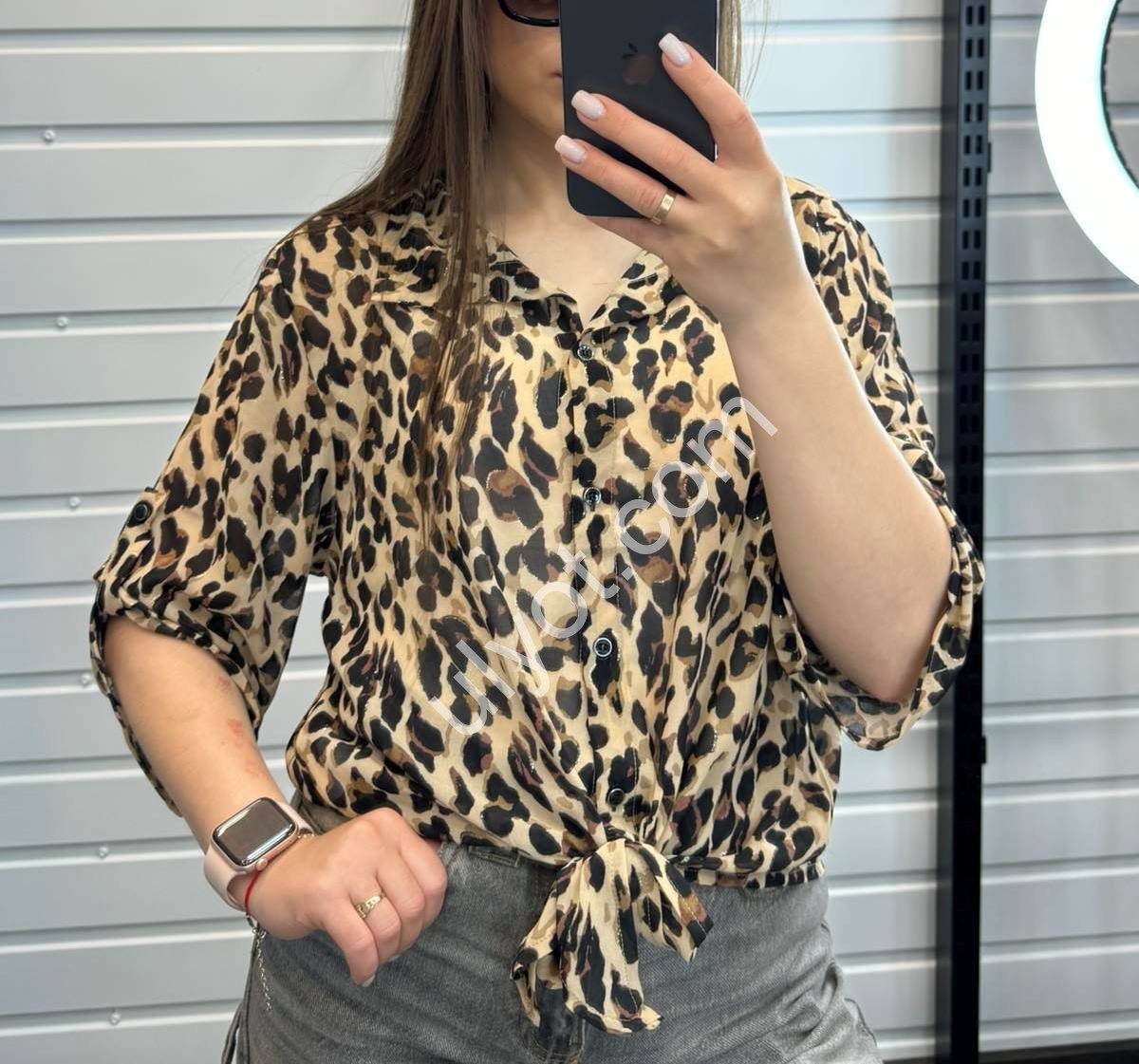 БЛУЗКА JJF (XL-4XL) ЛЕО-2 8808