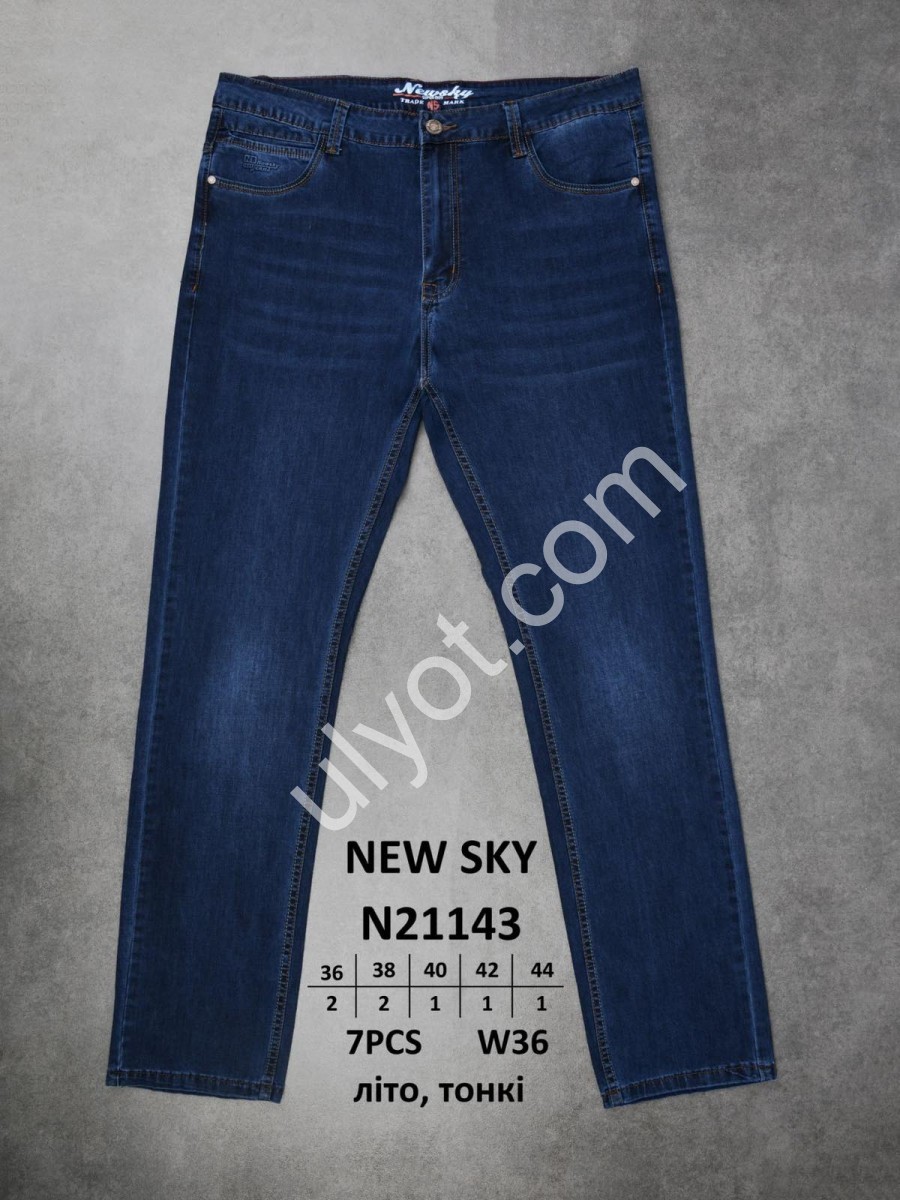 ДЖИНСЫ NEW SKY (36-44) Т.СИНИЙ 21143