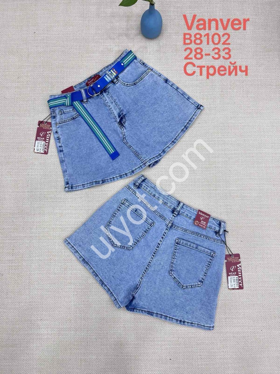ЮБКА-ШОРТЫ VANVER (28-33) СВ.СИНИЙ 8102
