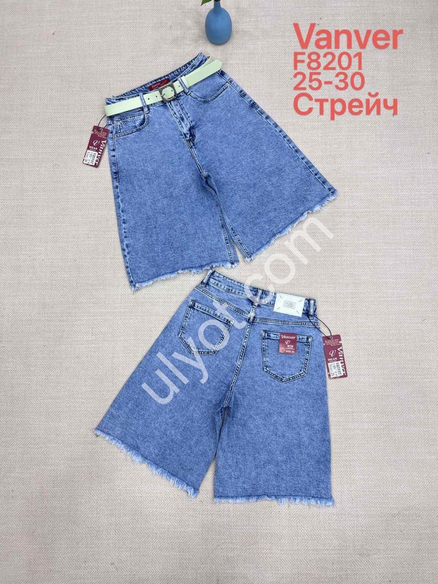 ШОРТЫ VANVER (25-30) СВ.СИНИЙ 8201