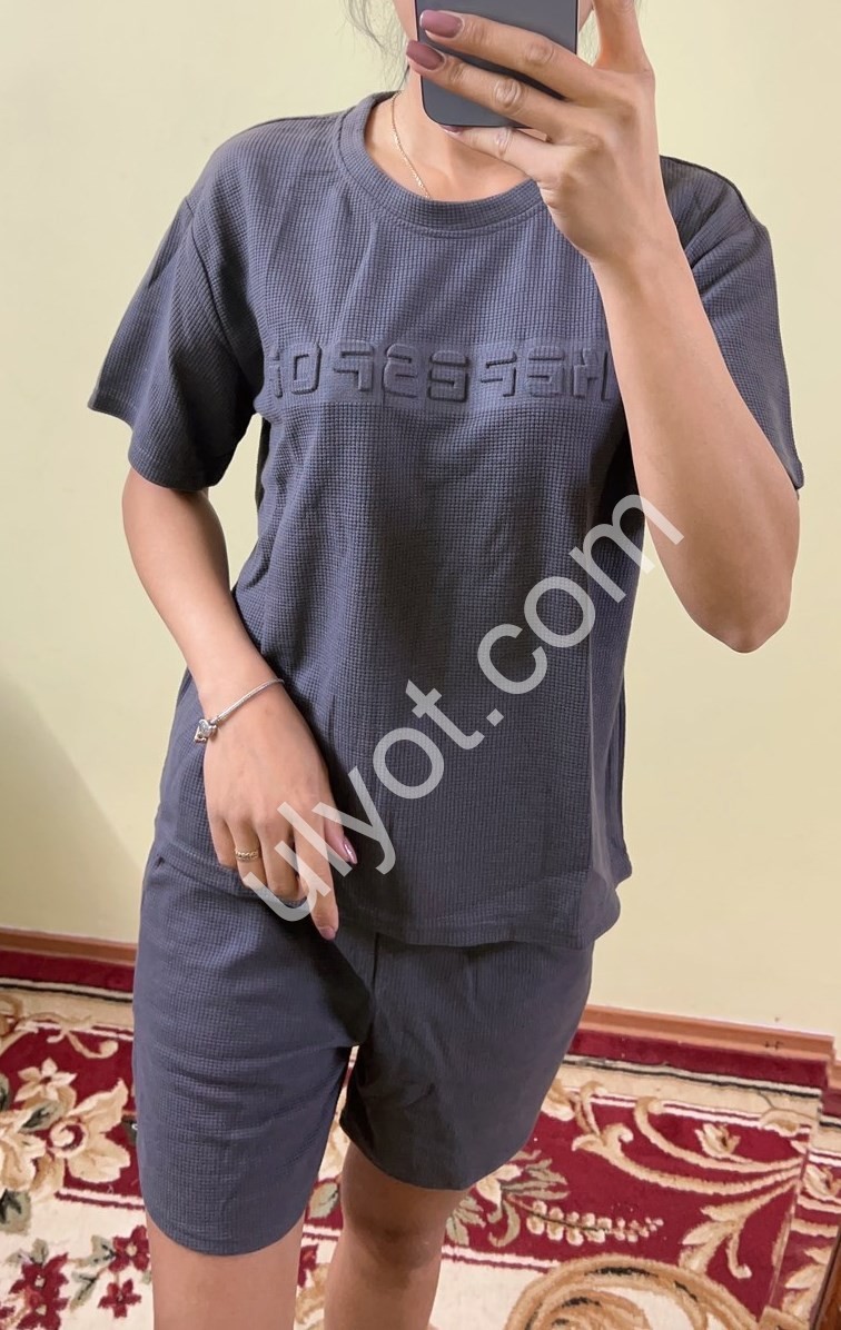 КОСТЮМ (M-XL) СІРИЙ 20251