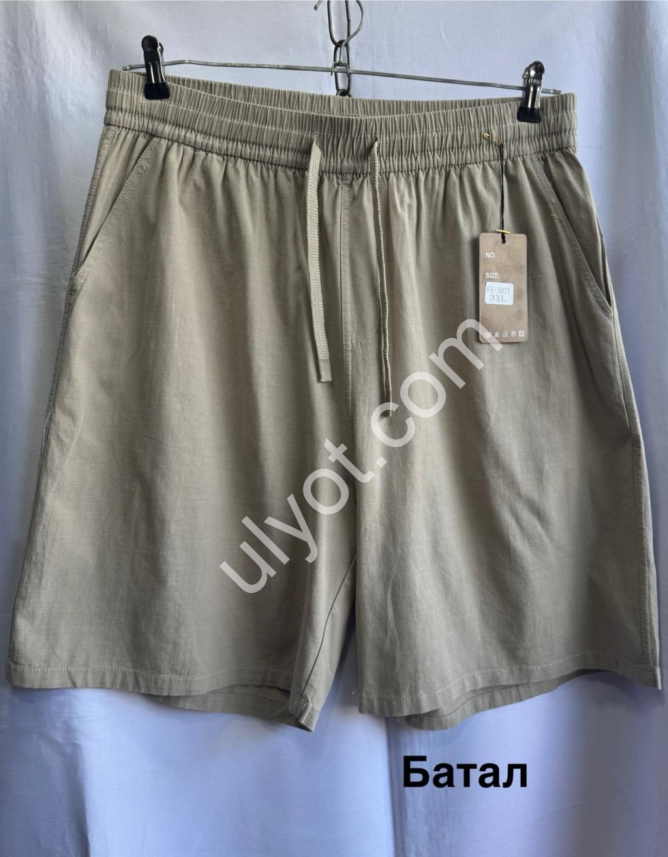 ШОРТИ (3XL-7XL) БІЖОВИЙ 3021