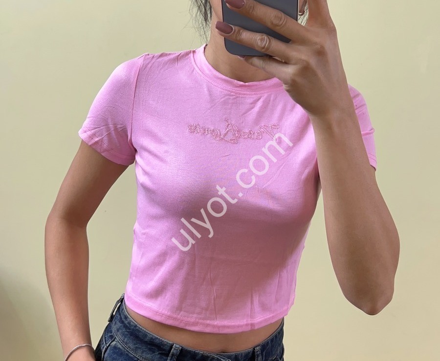 ФУТБОЛКА (S-XL) РОЗОВЫЙ DT116