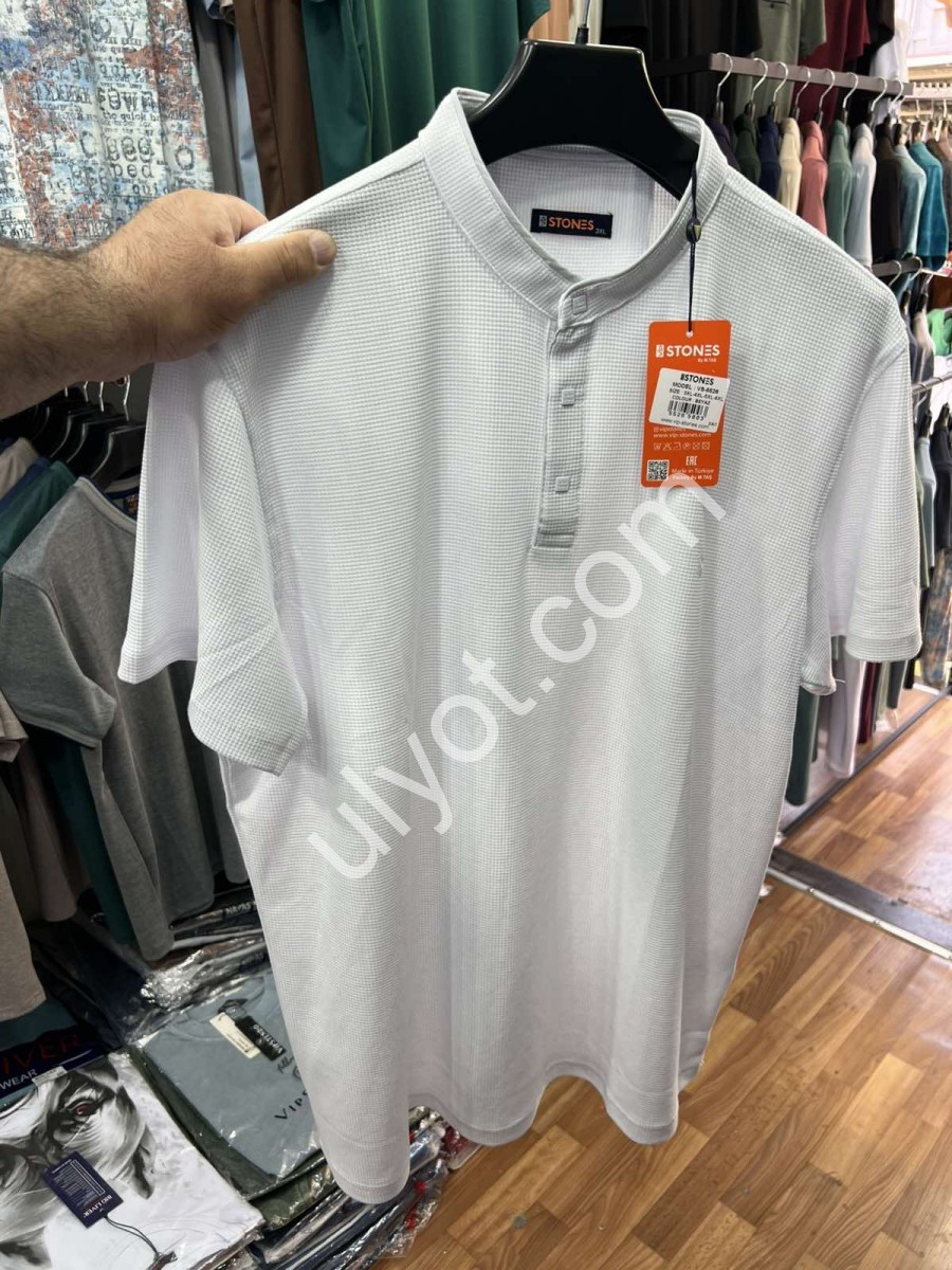 ФУТБОЛКА (3XL-6XL) БЕЛЫЙ 5526
