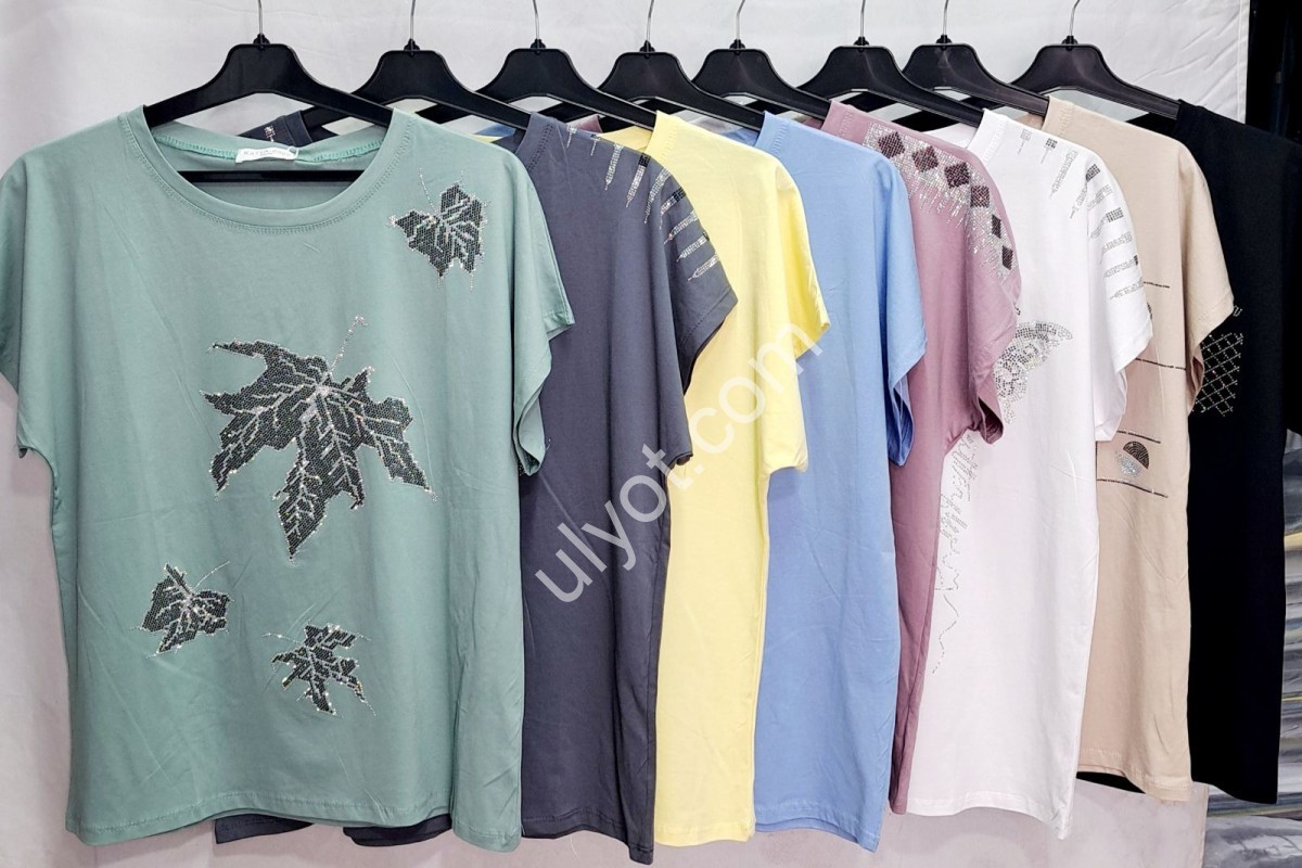 ФУТБОЛКА (ONE SIZE 48/54) МІКС 104