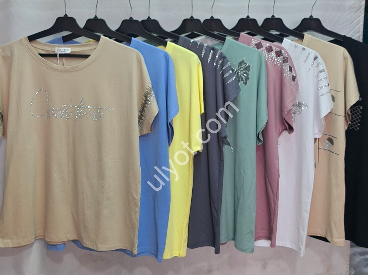 ФУТБОЛКА (ONE SIZE 48/54) МІКС 102