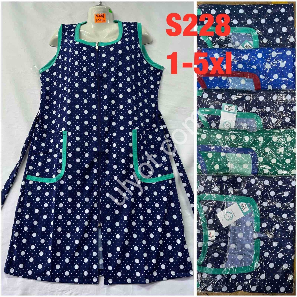 ХАЛАТ (XL-5XL) Мікс-54 S228