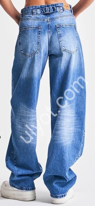 ДЖИНСИ IT'S BASIC (34-42) СИНІЙ 3566