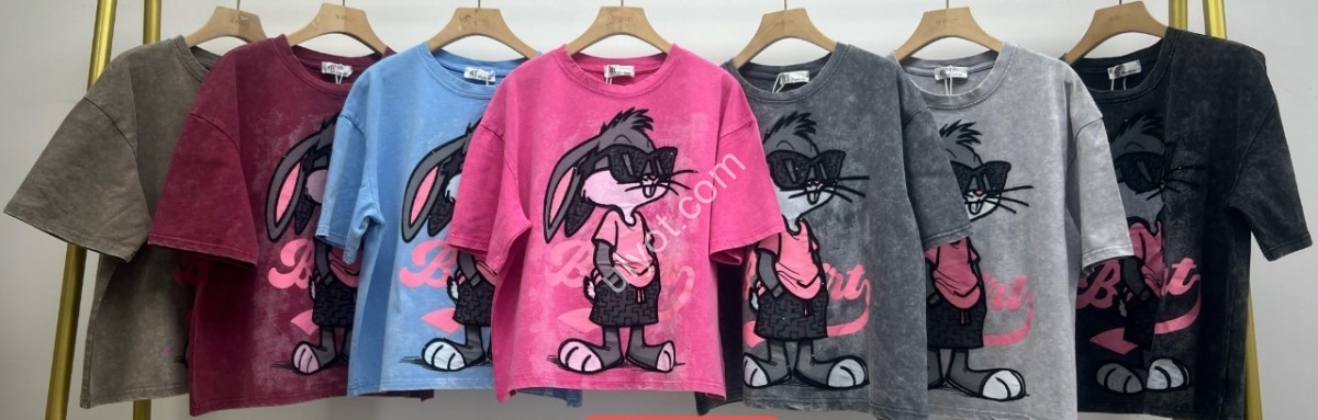 ФУТБОЛКА BUGS BUNNY (ONE SIZE 46-50) МИКС-2 M07
