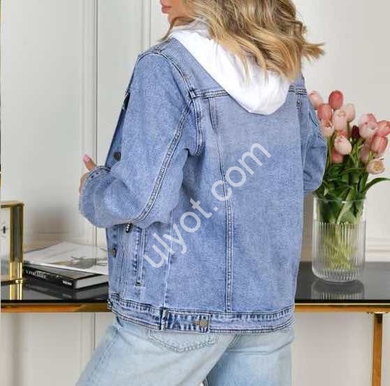 ДЖИНСОВАЯ КУРТКА DRAGON (2XL-7XL) ГОЛУБОЙ YB602