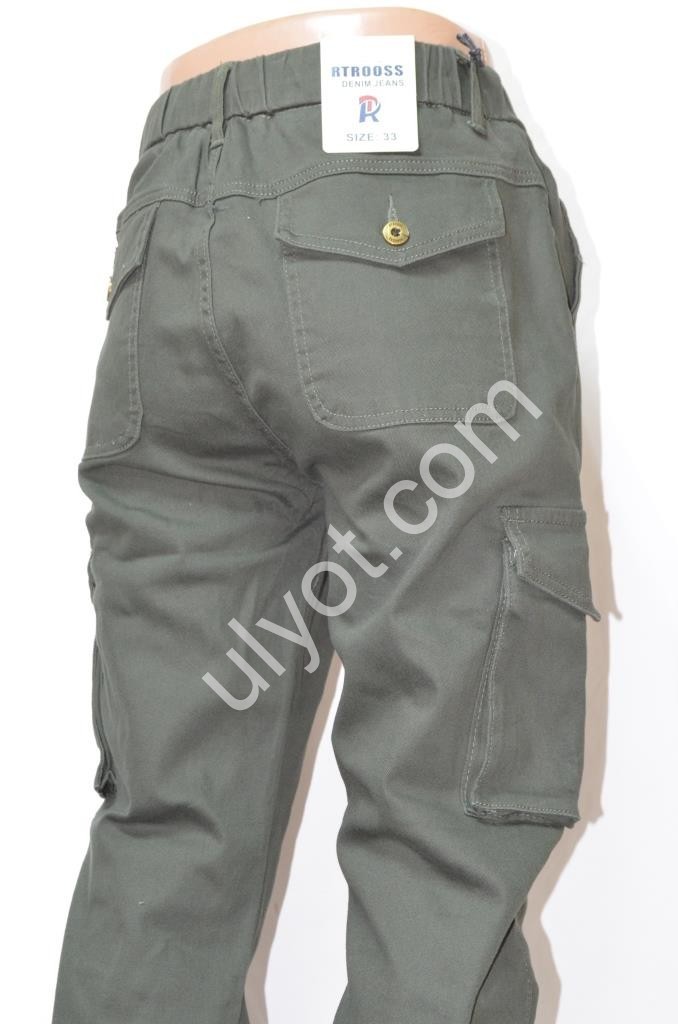 ДЖИНСЫ RTROOSS (32-36) СЕРЫЙ 8079