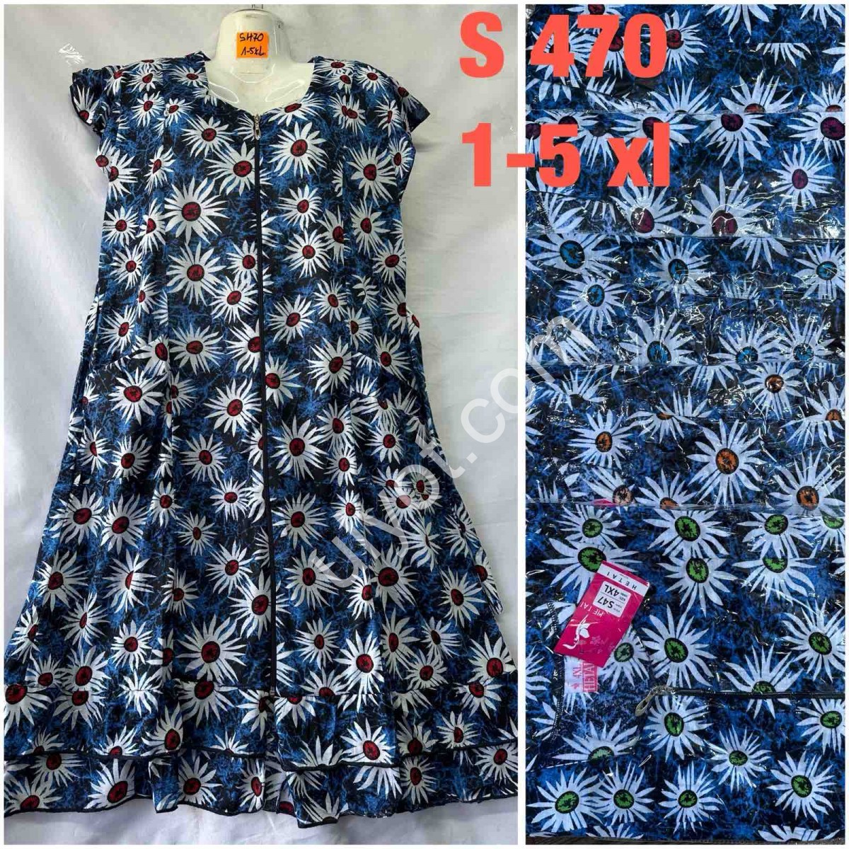 ХАЛАТ (XL-5XL) МИКС 470