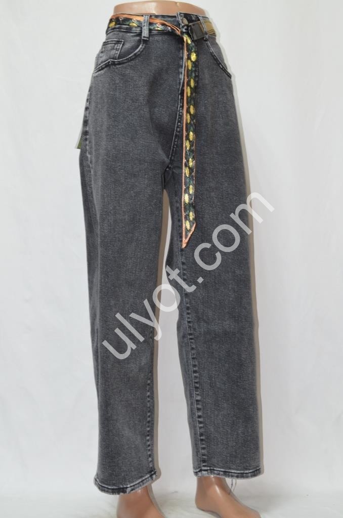 ДЖИНСЫ DENIM (30-36) ГРАФИТ 1605