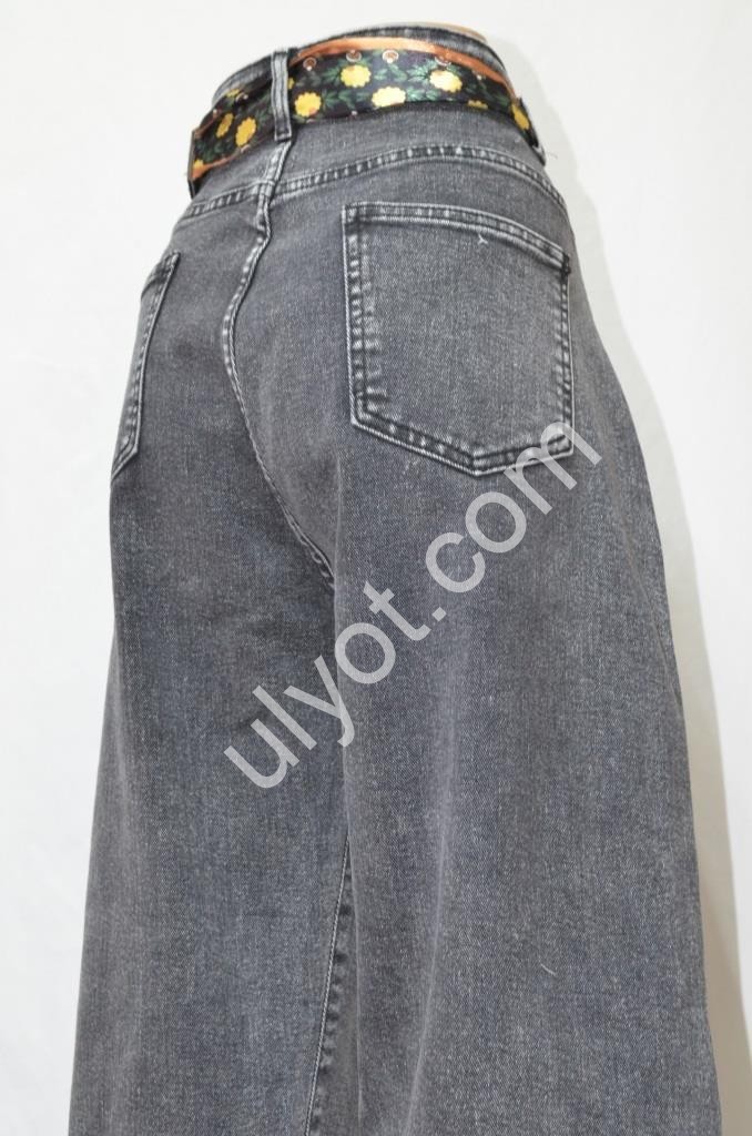 ДЖИНСЫ DENIM (30-36) ГРАФИТ 1605