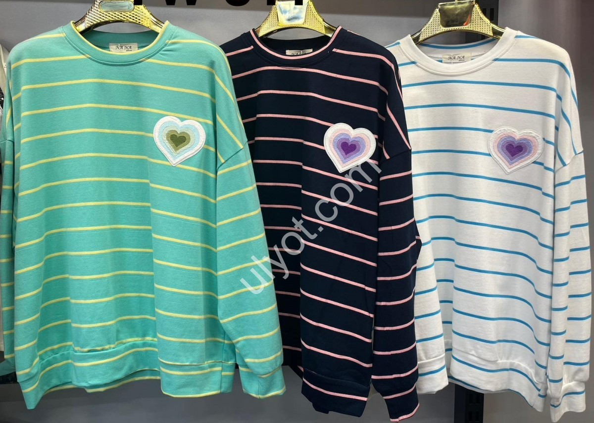 СВІТШОТ (OVER SIZE) МІКС TW311