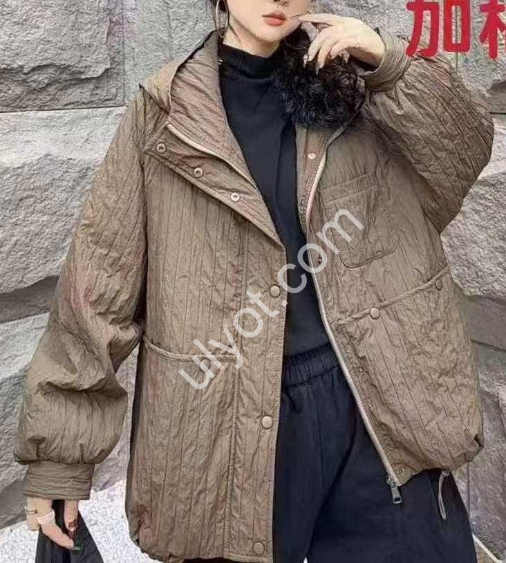 КУРТКА (L-2XL) БІЖОВИЙ 16023
