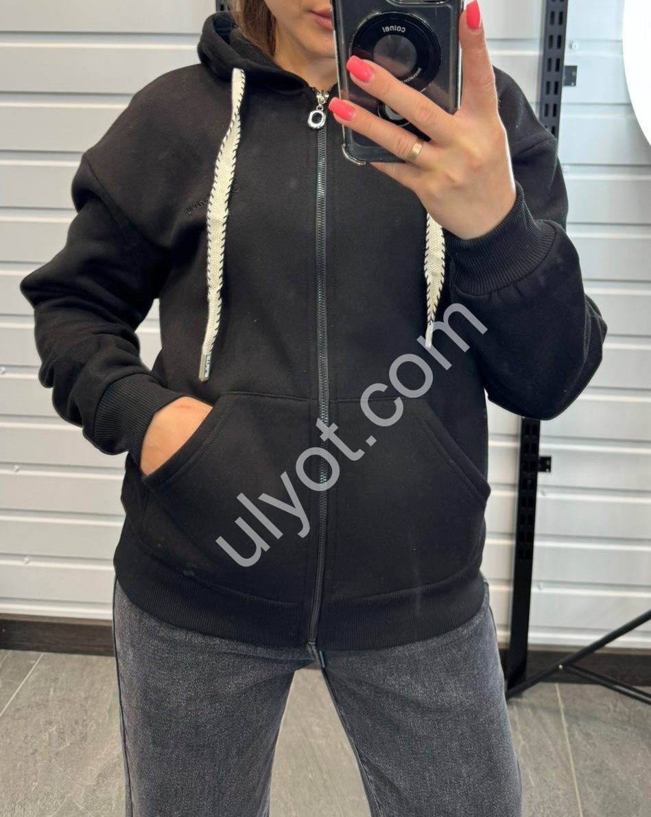 КОФТА (L-4XL) ЧОРНИЙ 50146