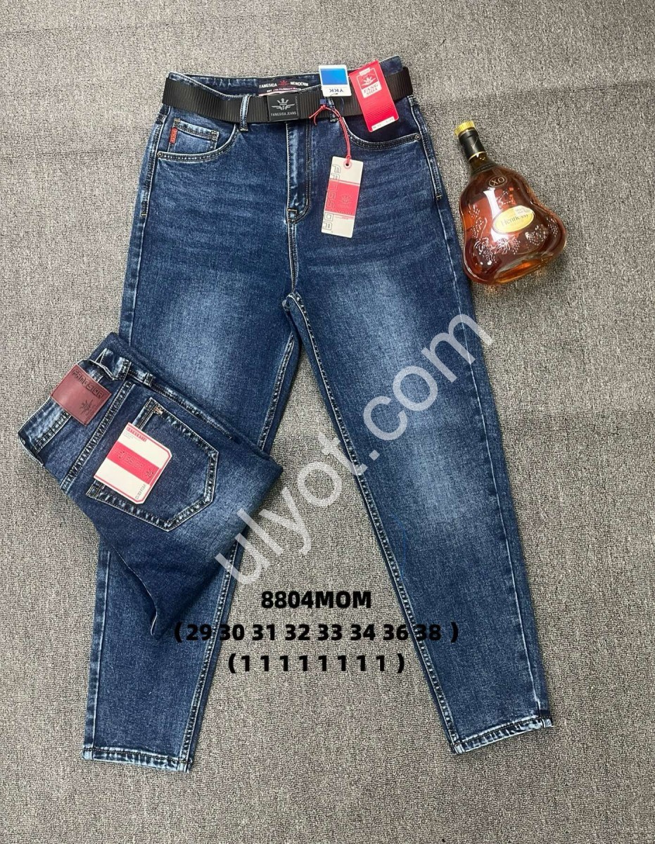 ДЖИНСЫ FANGSIDA (29-38) СИНИЙ 8804