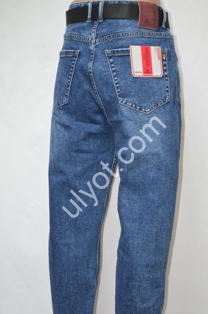 Фото 1 ДЖИНСЫ FANGSIDA (29-38) СИНИЙ 8804