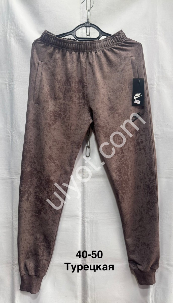 СПОРТ.ШТАНЫ N02 (40-50) МАНЖЕТ ПЯТН.КОРИЧНЕВЫЙ 