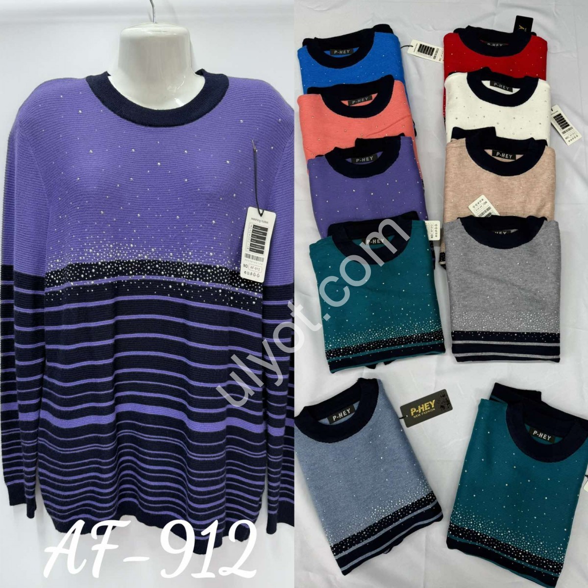 СВИТЕР P-HEY (ONE SIZE 52-58) МИКС AF912