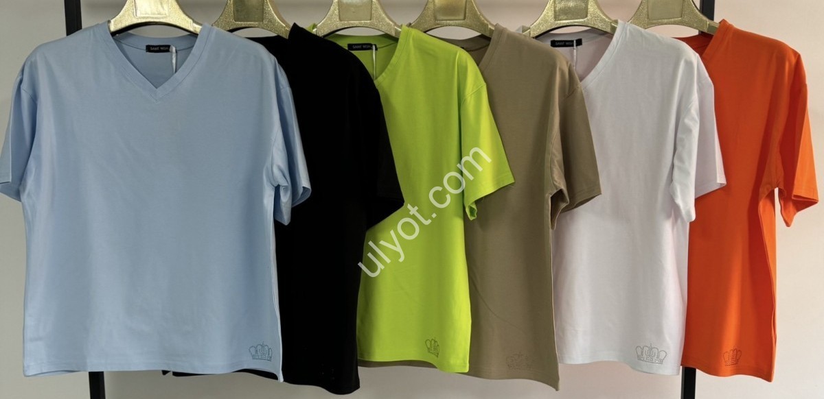 ФУТБОЛКА (M-L) ЧЕРНЫЙ+БЕЛЫЙ H131