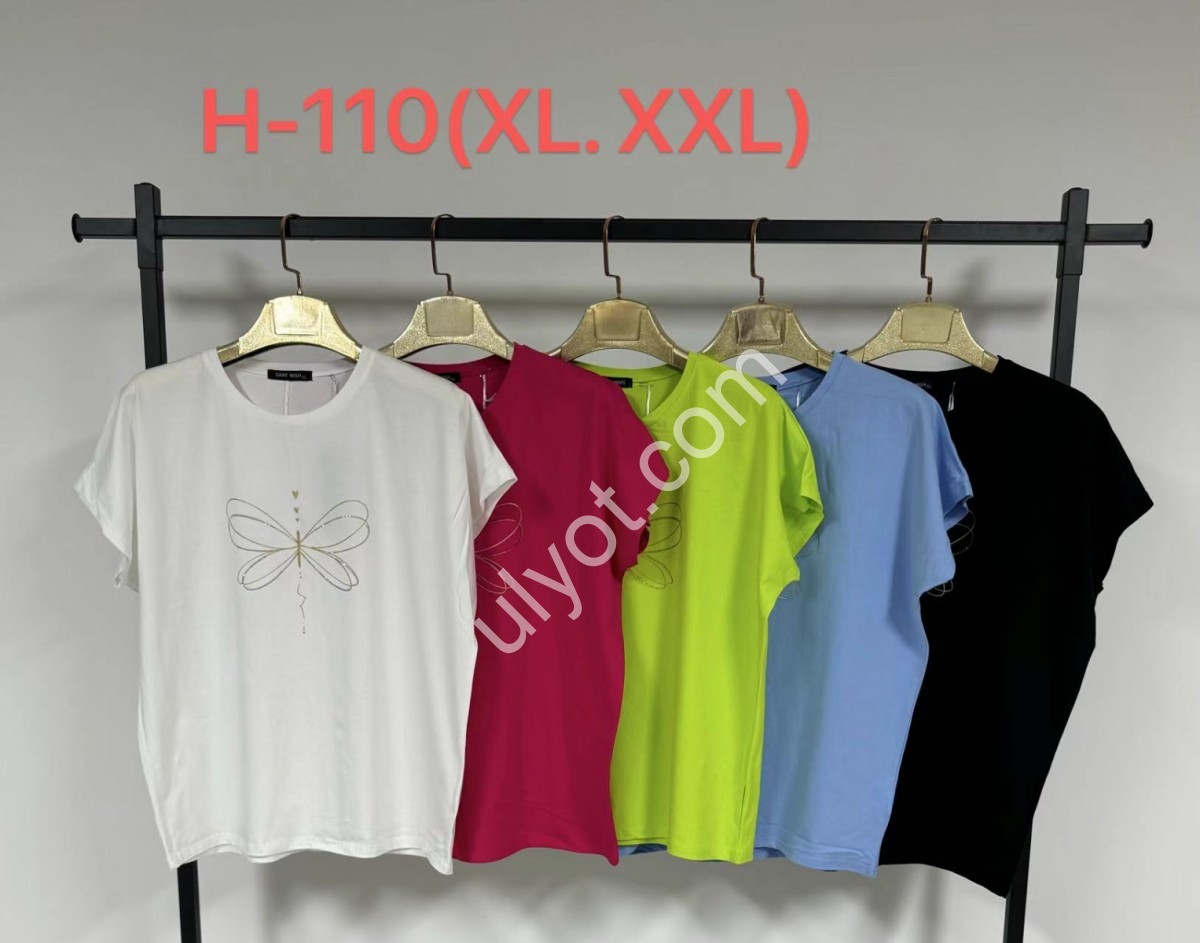 ФУТБОЛКА (XL-2XL) МИКС H 110