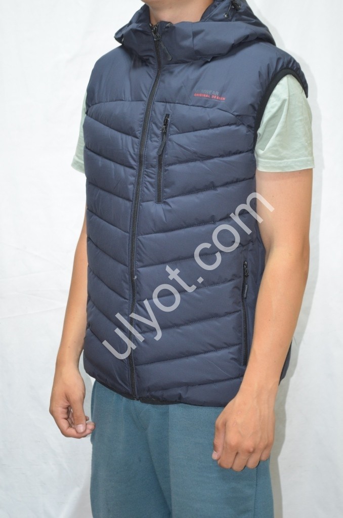 ЖИЛЕТКА MENWEAR (M-3XL) Т.СИНІЙ D-117