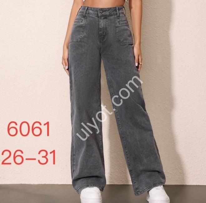 ДЖИНСЫ JELEEY (26-31) СЕРЫЙ 6061